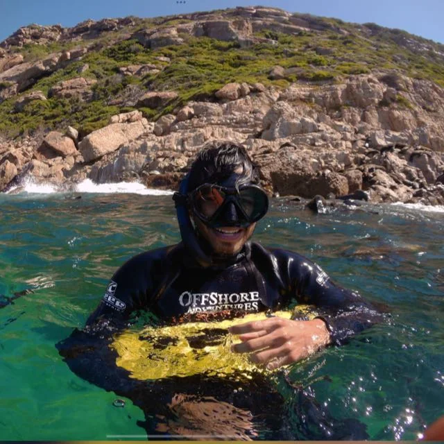 Varun Gawade, snorkelling